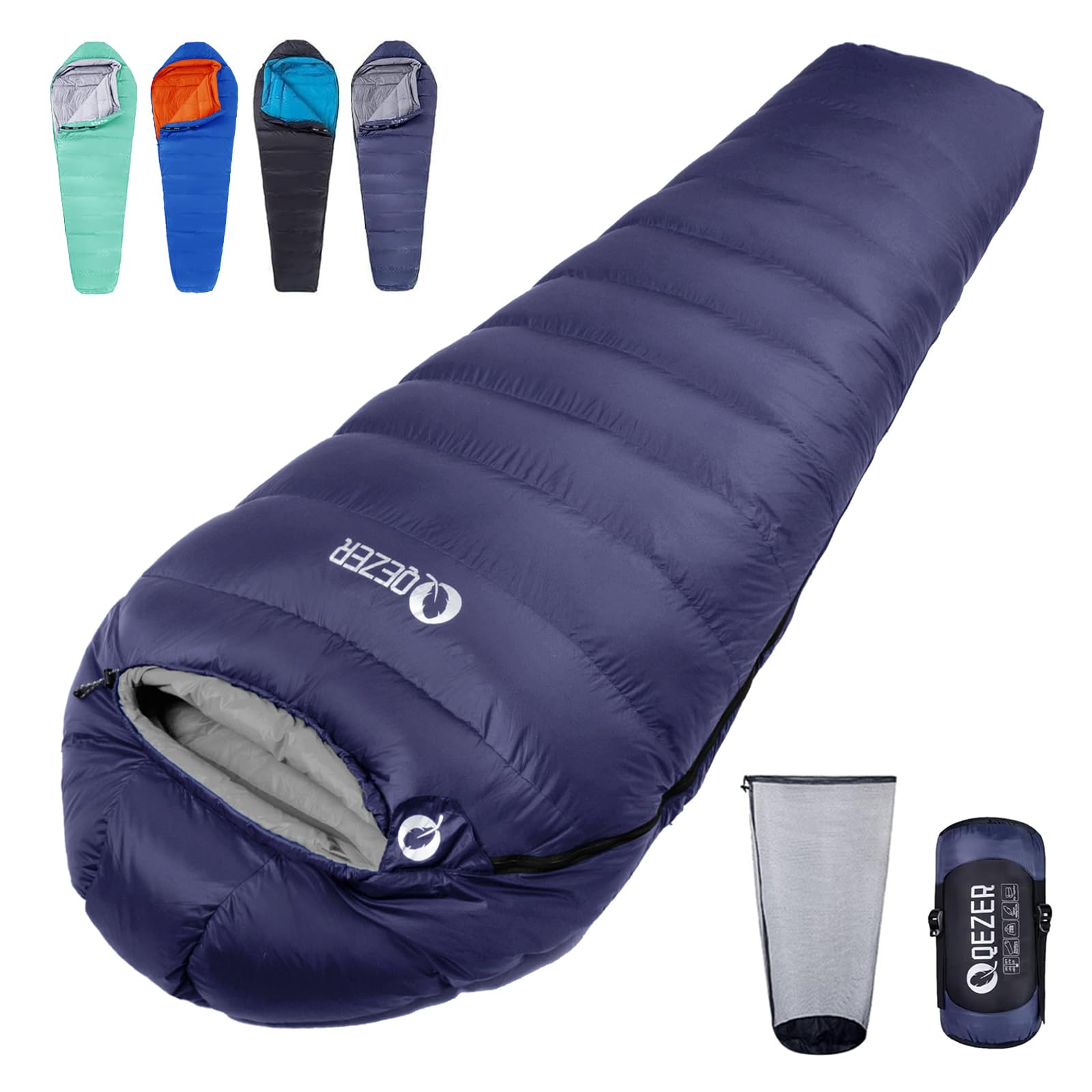 10 Women's Sleeping Bags That Will Transform Your Backpacking Experience QEZER Down Sleeping Bag (15°F)