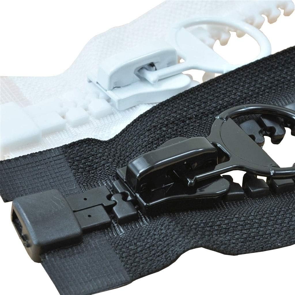 Zamek błyskawiczny Zamki błyskawiczne. 20 bardzo dużych, ręcznie robionych kurtek puchowych z kieszeniami na zamek błyskawiczny(Black,90cm)