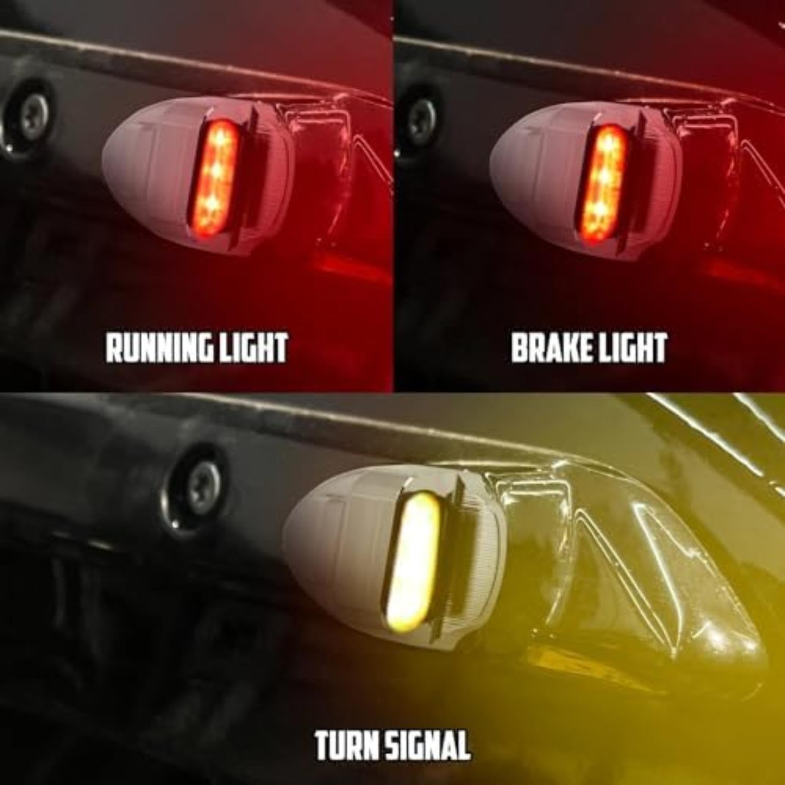Fanale posteriore con indicatori di direzione, 12 V, per moto: fanale di stop e indicatori di direzione, per SPORTSTER, Nightster 975 (dal 2021 al 2023) Luce di indicatore di (Lights)