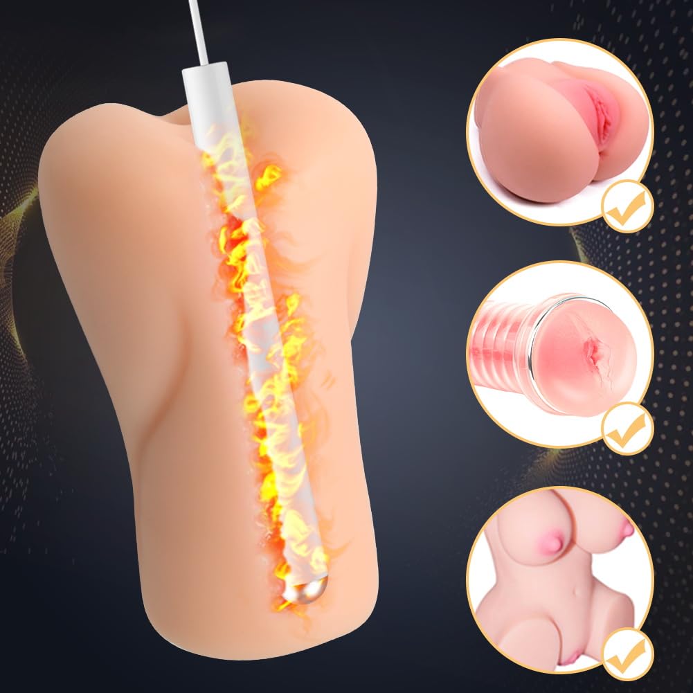 SXOVO Asta Riscaldante per Sex Toy, Bastone Riscaldante per Masturbatore Uomo, Bastone Riscaldante USB a Temperatura Costante da 42°C, Accessori per Sex Toys Uomo (Bianco)