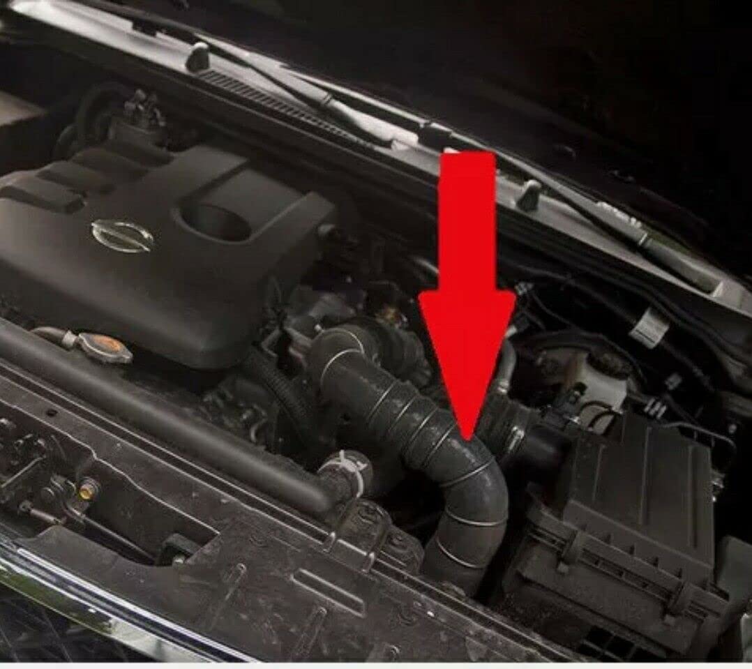 LLS-GERMANY Turboschlauch Ladeluftschlauch Kompatibel mit Nissan Navara D40 144635X00B 144635X02B