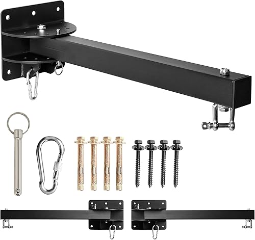 Soporte de pared para bolsas pesadas, soporte para saco de boxeo resistente, soporte de pared ajustable para bolsa de boxeo resistente para el hogar