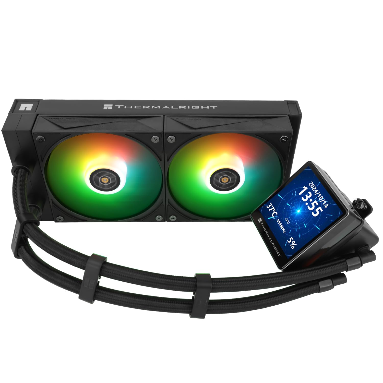 Amazon.co.jp: Thermalright Grand Vision 240 ARGB ブラック