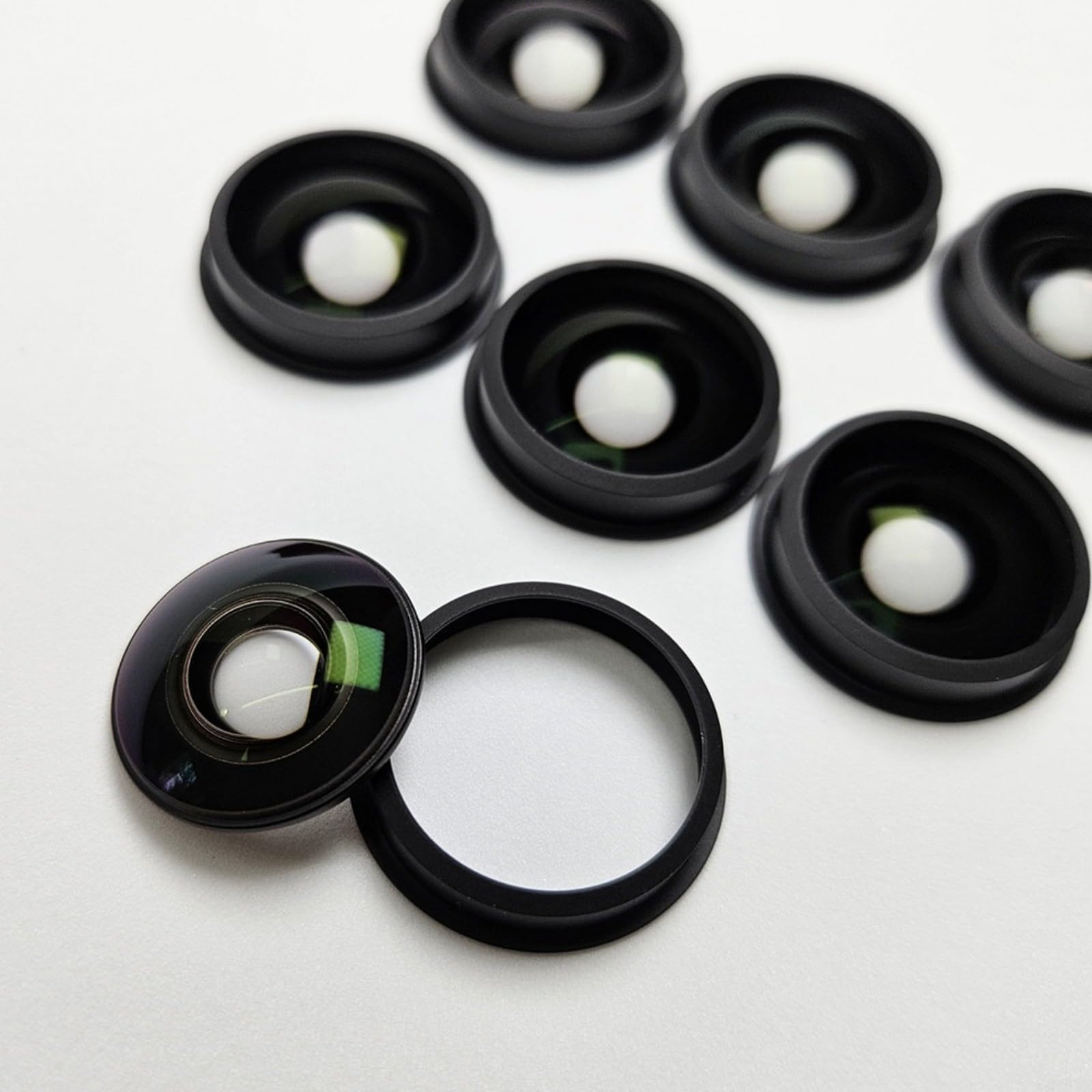 Lente in vetro ottico per action camera Insta360 X3, obiettivo di ricambio di precisione con anello, copertura protettiva compatta da 2,25 cm per riparazione
