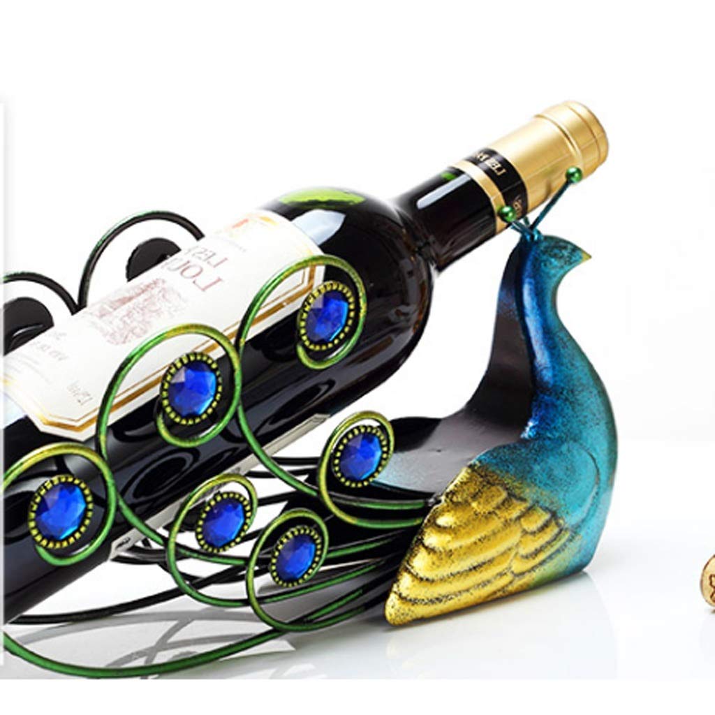 Decorazione per portabottiglie Luce Decorazione di fascia alta Armadietto per vino Portabottiglie per vino Portabottiglie per personalità domestica Espositore creativo Industria To pursue happiness