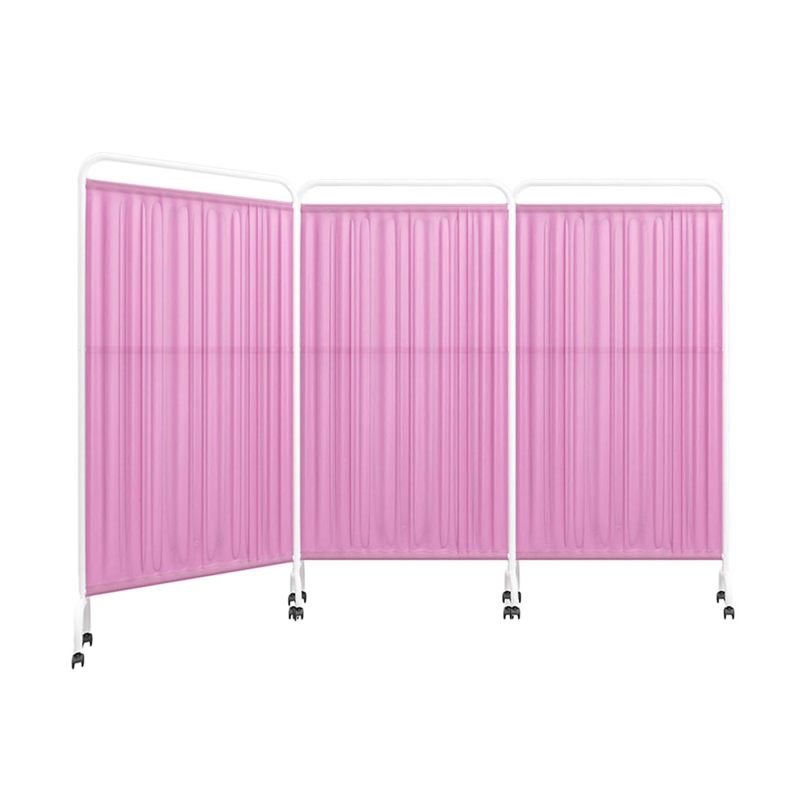Écrans De Confidentialité Médicaux Pliables : 1/2/3/4/5 Panneaux Avec Tissu En Nylon Amovible, Adaptés Aux Cliniques, Services, Salles D'examen, Hôpitaux Et Maisons Retraite, 6 Pieds Haut(4-panel)