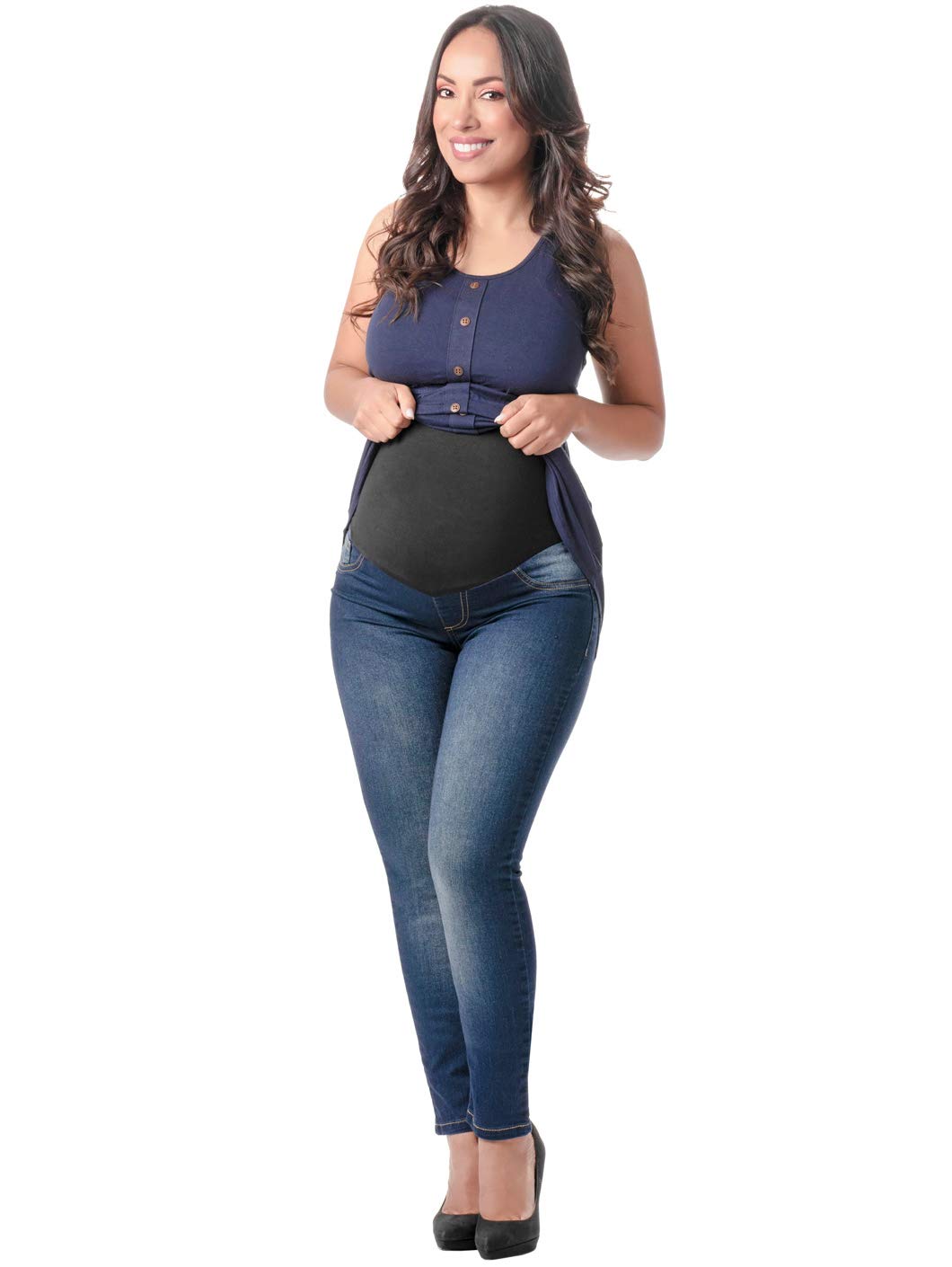 Women High Waisted Maternity Skinny Jeans Pregnancy Pants | Pantalones Maternos