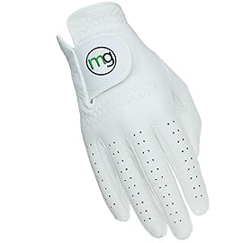 MG Golf Glove Mens Right (LH Golfer) DynaGrip All-Cabretta Leather (Small Regular Size)