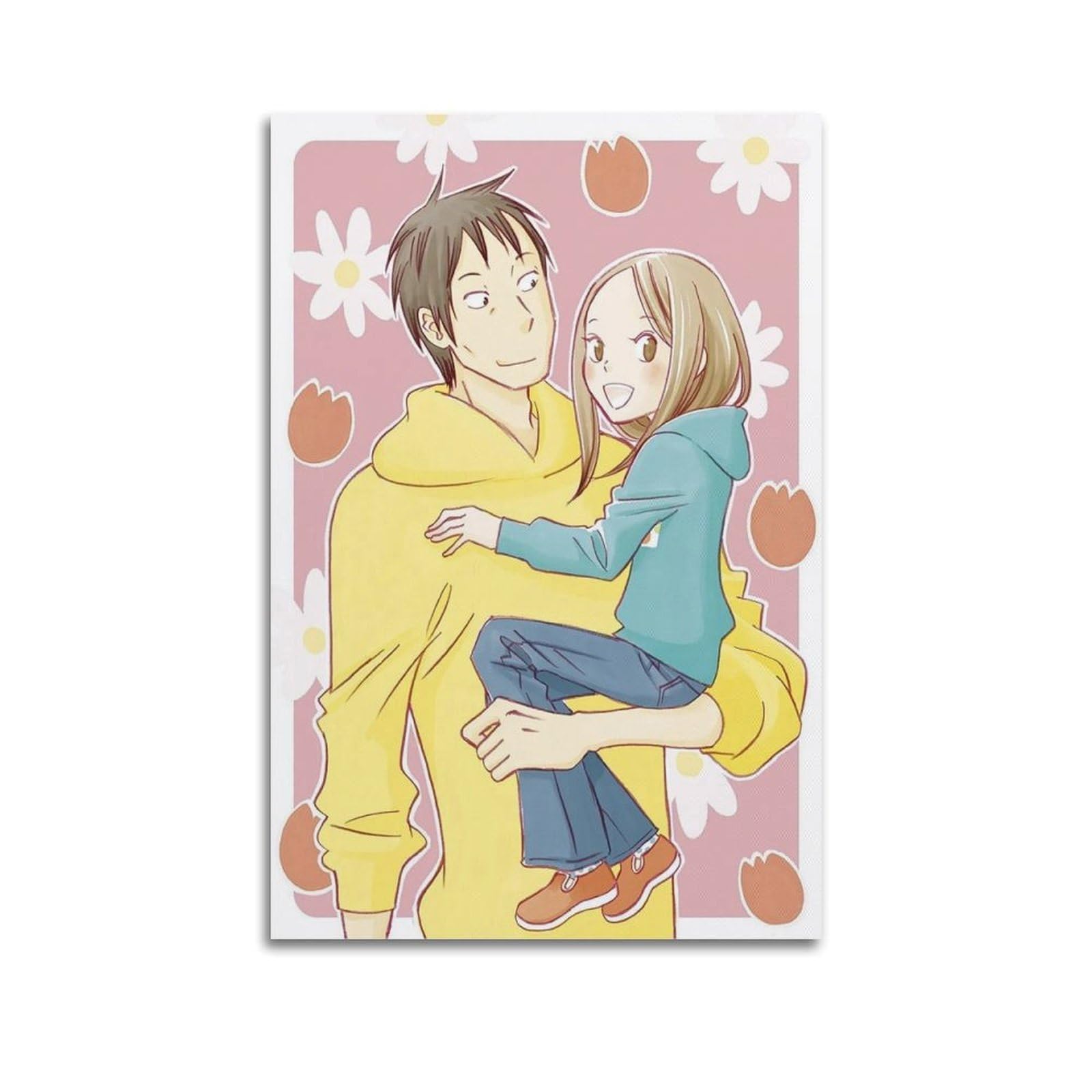 Cartoon White Rabbit Candy Poster1 Poster Decorative Painting Canvas Wall And Art Picture Print Modern Family Bedroom Decor08x12inch(20x30cm)