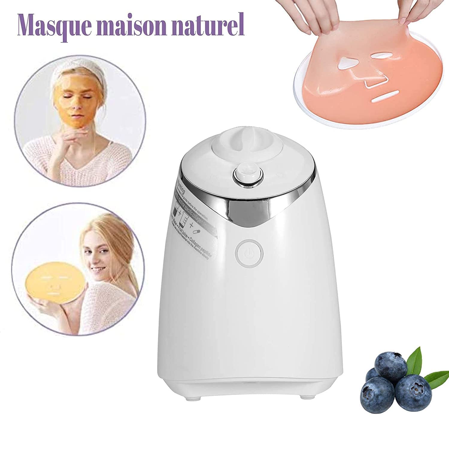 Fai te macchina per il trucco del viso, maschera facciale, nuova maschera di bellezza per frutta e verdura, cura del viso, spa di bellezza, tonifica la pelle ed elasticità (EU)