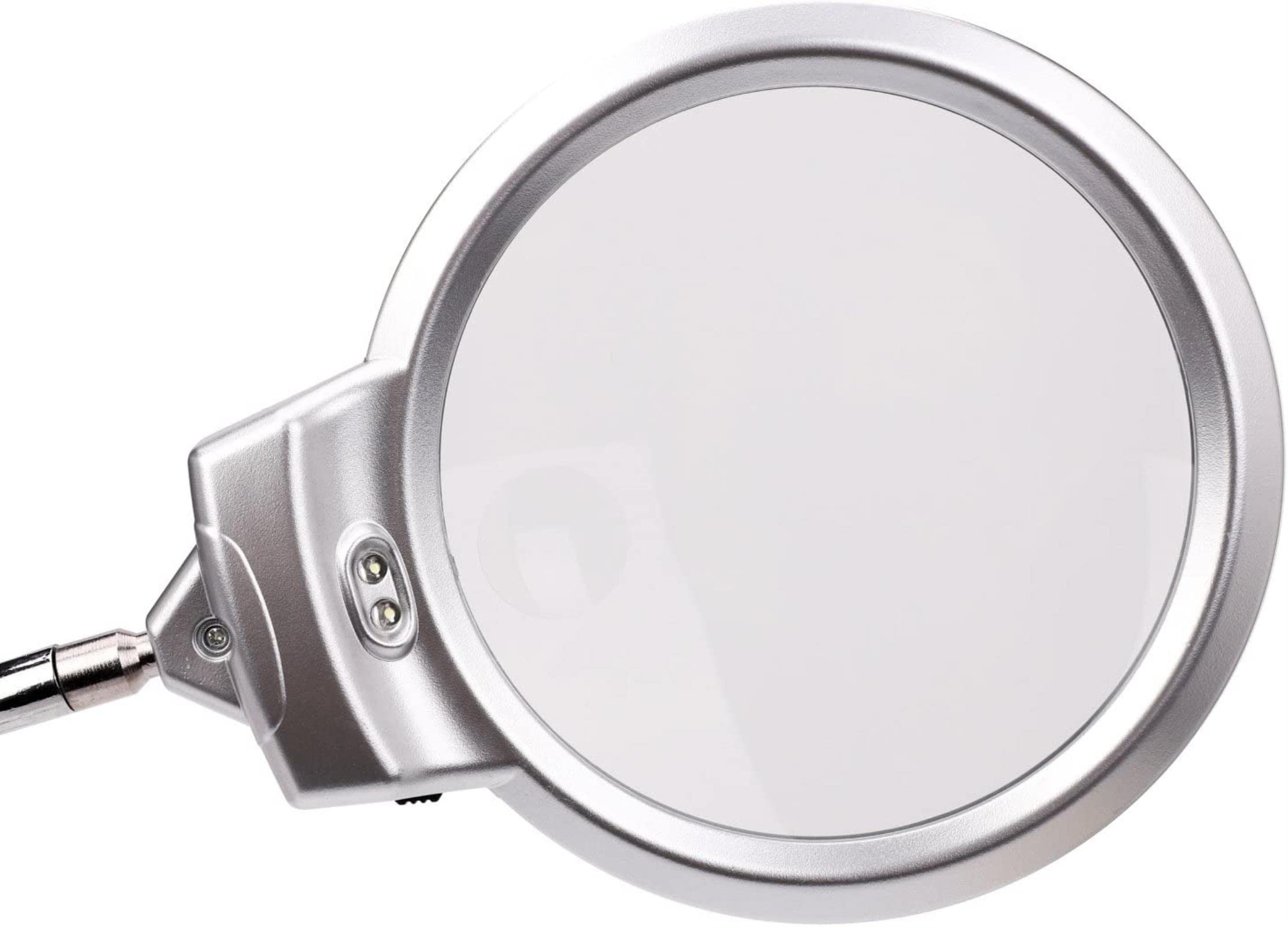 LED-Lupe mit Licht und Ständer, 2-fache leichte Leselupe, Tischlupe, geeignet für Karten, Reparatur, Handarbeiten, Münzen, Hobby-Fans, Vollmond, stabilisieren, Freundschaft