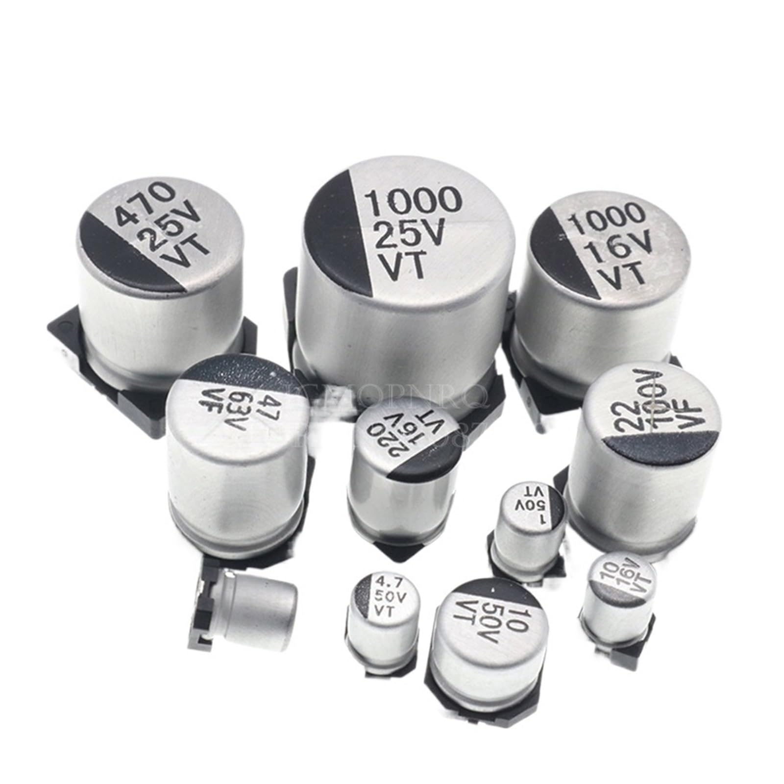 Condensateur électrolytique aluminium SMD CAALO pour réparer l'écran TV du salon