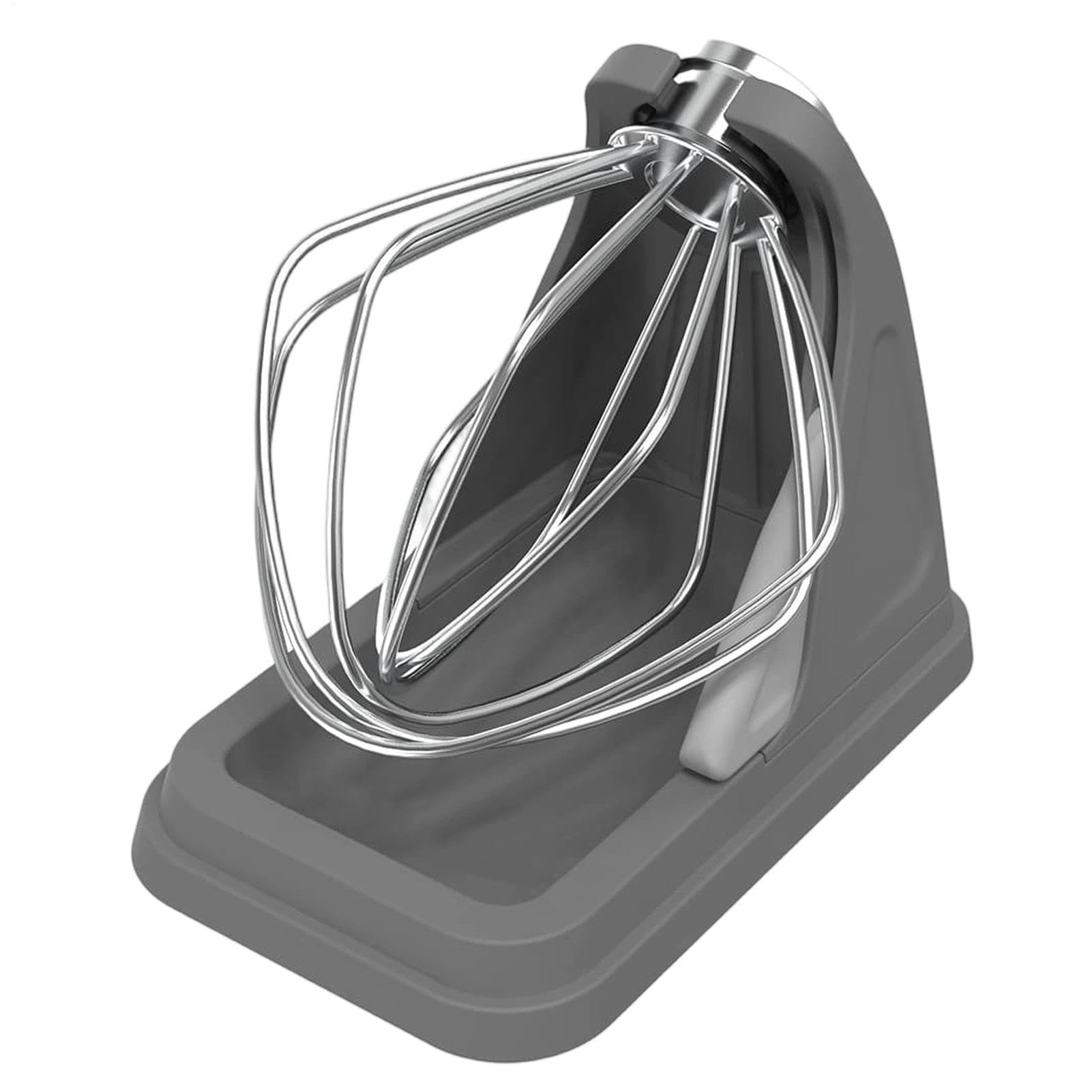Support pour accessoires de batteur sur socle silicone antidérapant gain de place cuisine