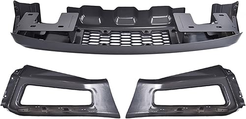 Miniatura 5 de Reemplazo de montaje de parachoques delantero de acero gris pintado para F-150 2018 2019 2020