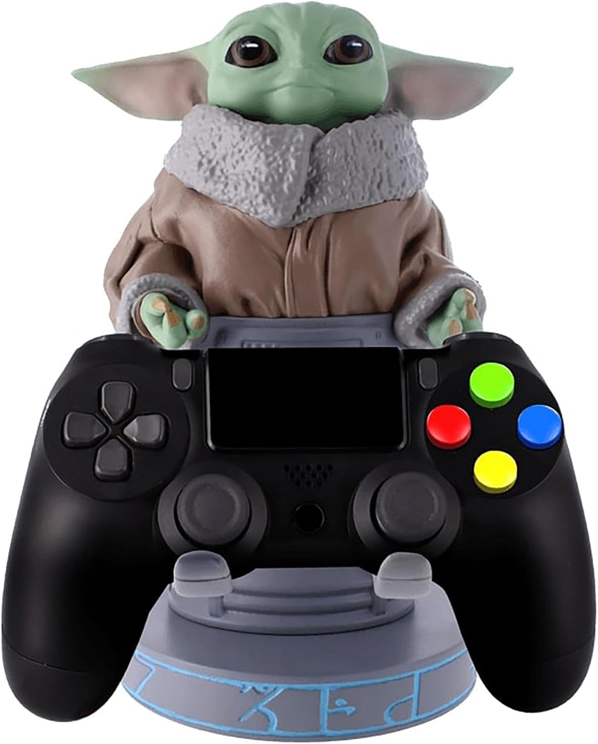 Exquisite Gaming: Star Wars: Grogu 'Seeing Stone Pose' - Cable Guys R.E.S.T Collectable Figure Device Holder, Disney, The Mandalorian Licensed Figure