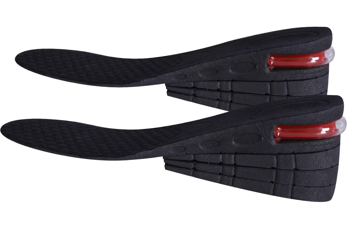 SkudgearSkudgear 4 Layer Height Increasing Insoles - 1 pair| Elevator Increased Insoles Shoe Lifts | Adjustable Breathable Insoles | Breathable | Antimicrobial Cushion Pads | Heel Lift Shoe Pads | For Men And Women