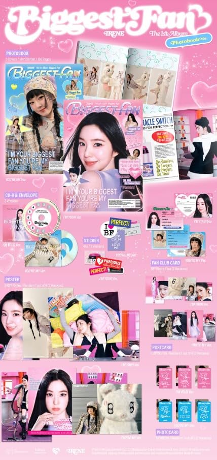 アイリーン Like a flower Biggest fan セット売り Amazon.com: IRENE Biggest Fan [Photobook Ver.] 1st Full Album