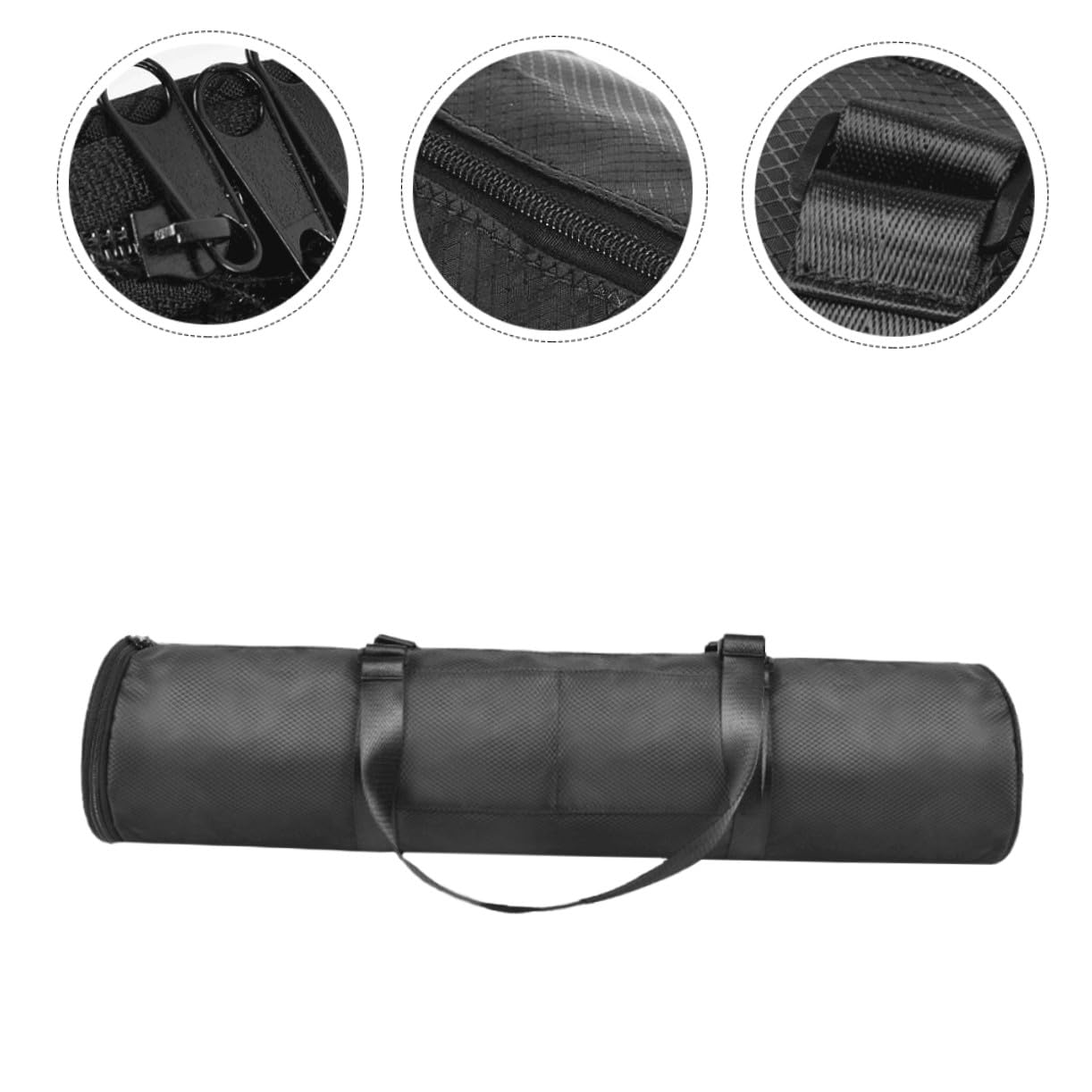 Bolsa para Esterilla de Yoga con Correas de Hombro Oxford Gruesa Resistente Diseño con Cremallera y Almacenamiento para Gimnasio Senderismo y