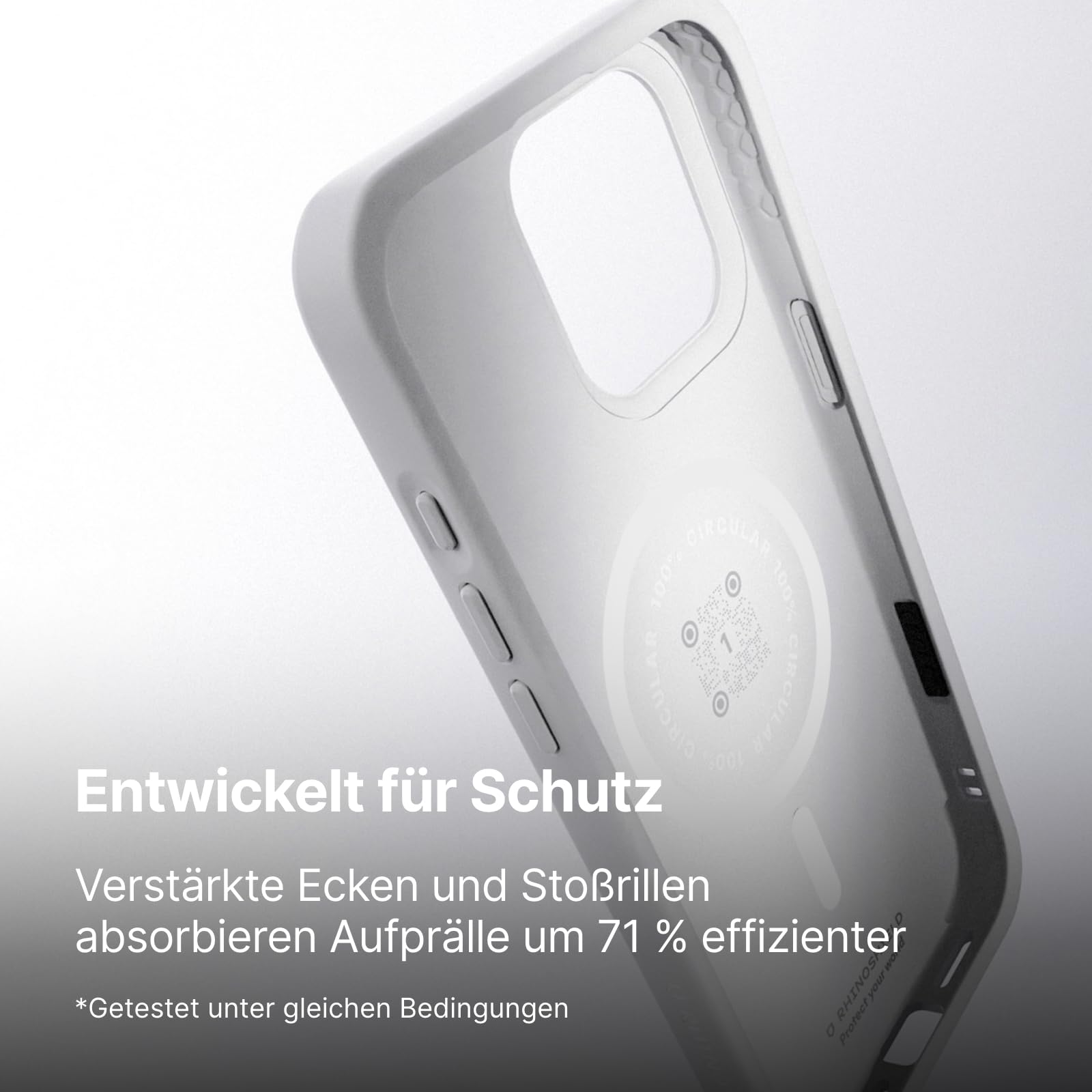RhinoShield SolidX Hülle für MagSafe für iPhone 17 Pro Max | Starker Magnet, Fallschutz nach Militärstandard, verstärkte Stoßdämpfung, verbesserter Eckenschutz, schlank, leicht