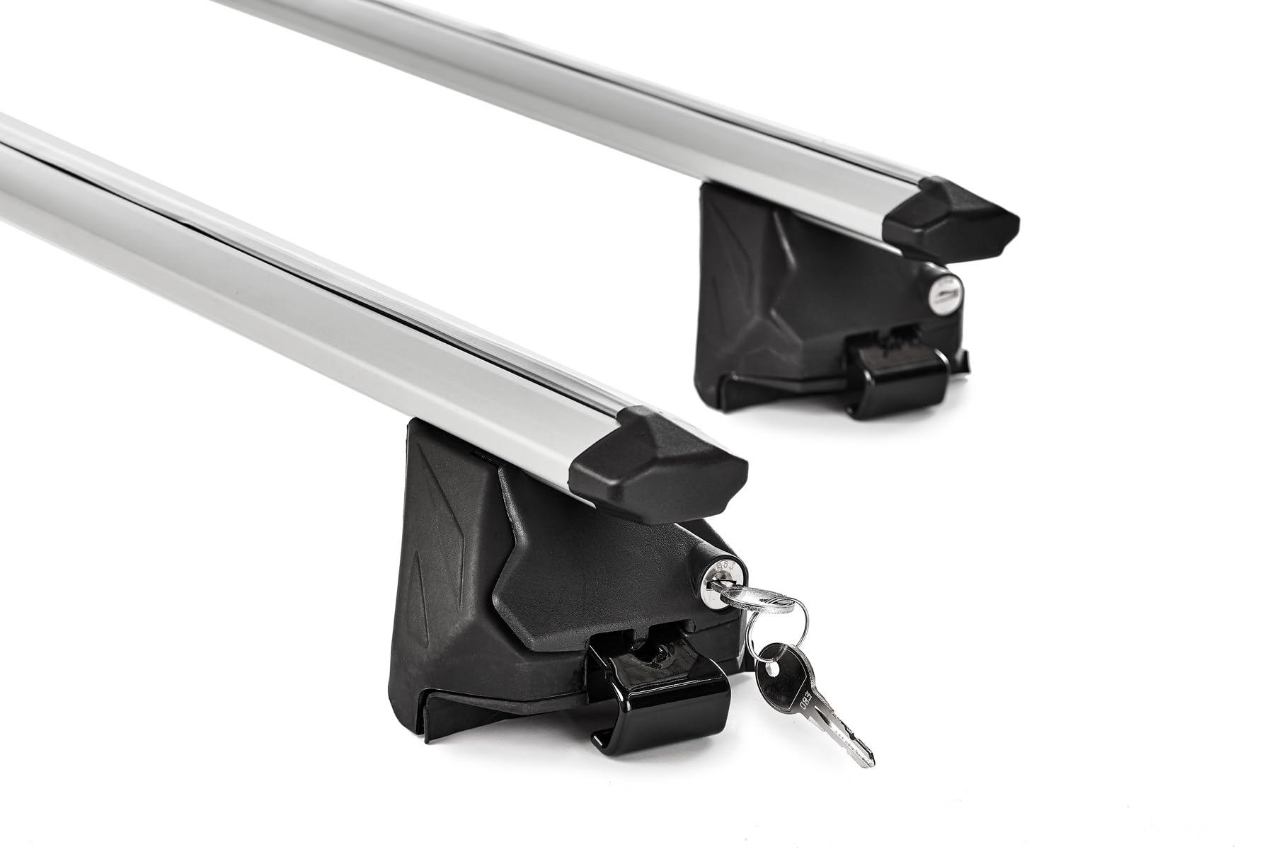 Green Valley 2 Barre Tetto Alluminio EDGE 112 cm Railing Chiuso 100 kg