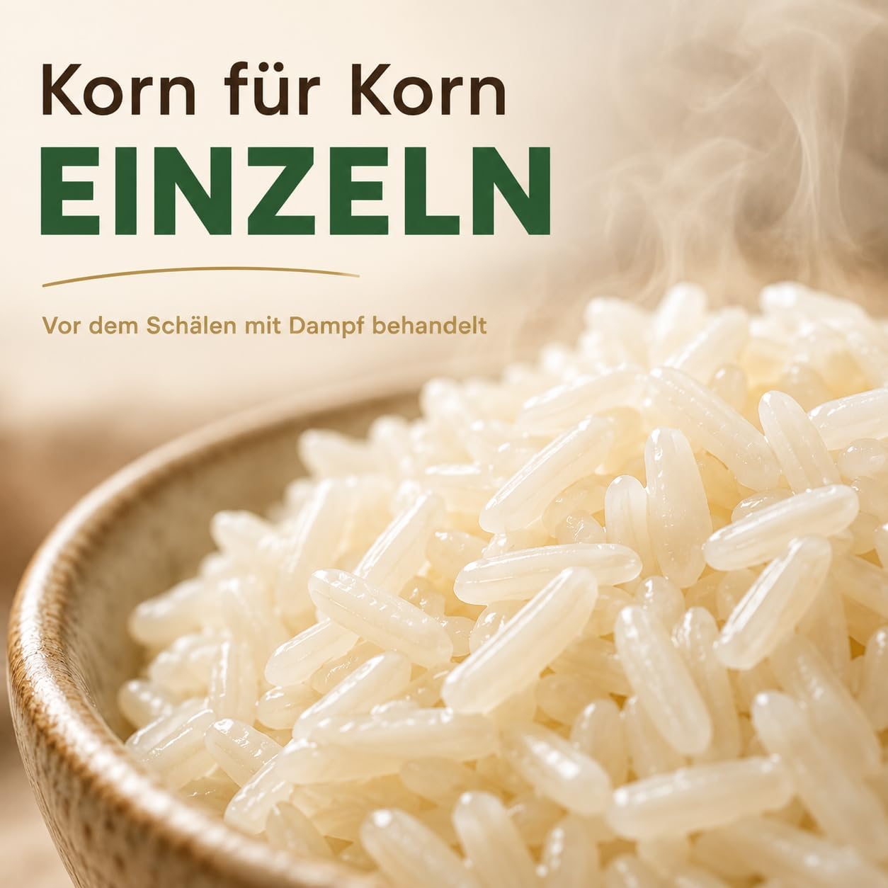 GiDeli Riso Parboiled 25 kg - Chicchi Lunghi Sgranati, Sacco Scorta
