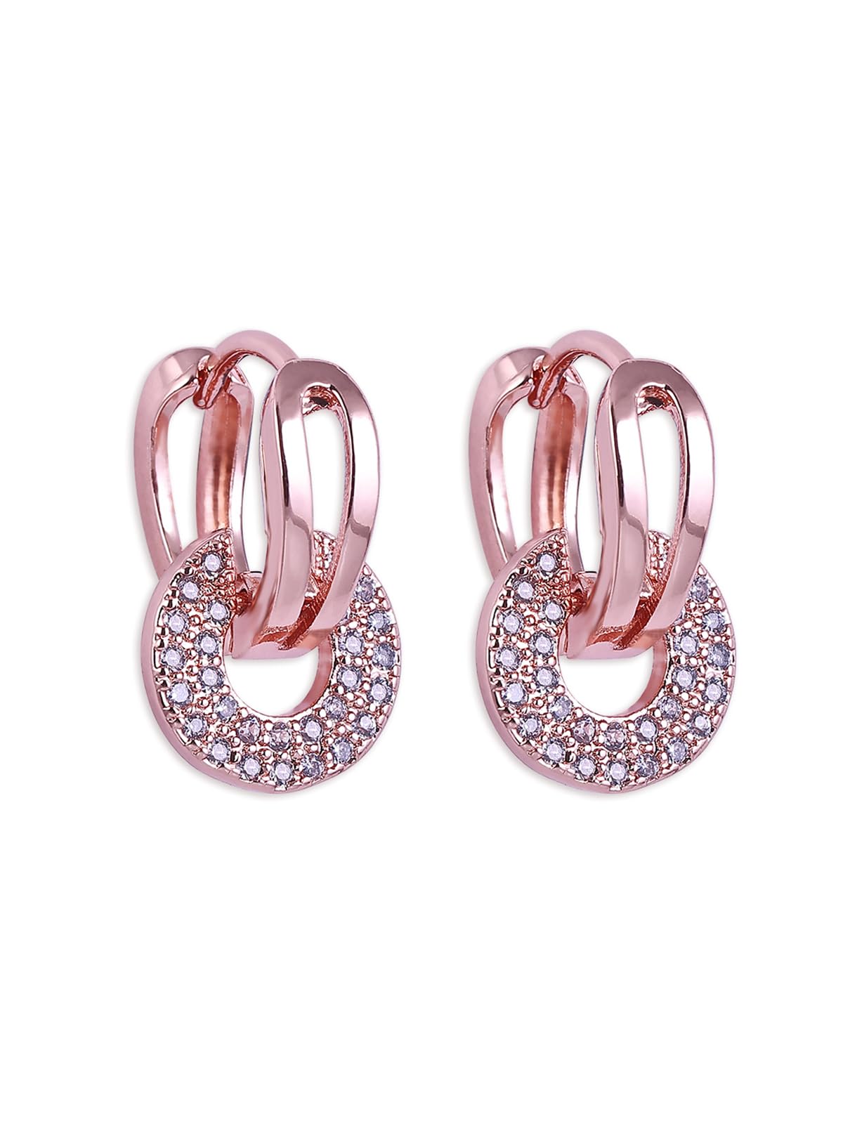 Scintillare by Sukkhi Charming Gold Plated Hoop Earring for Women (B0CBMR8XV4) Amazon Price History, Amazon Price Tracker