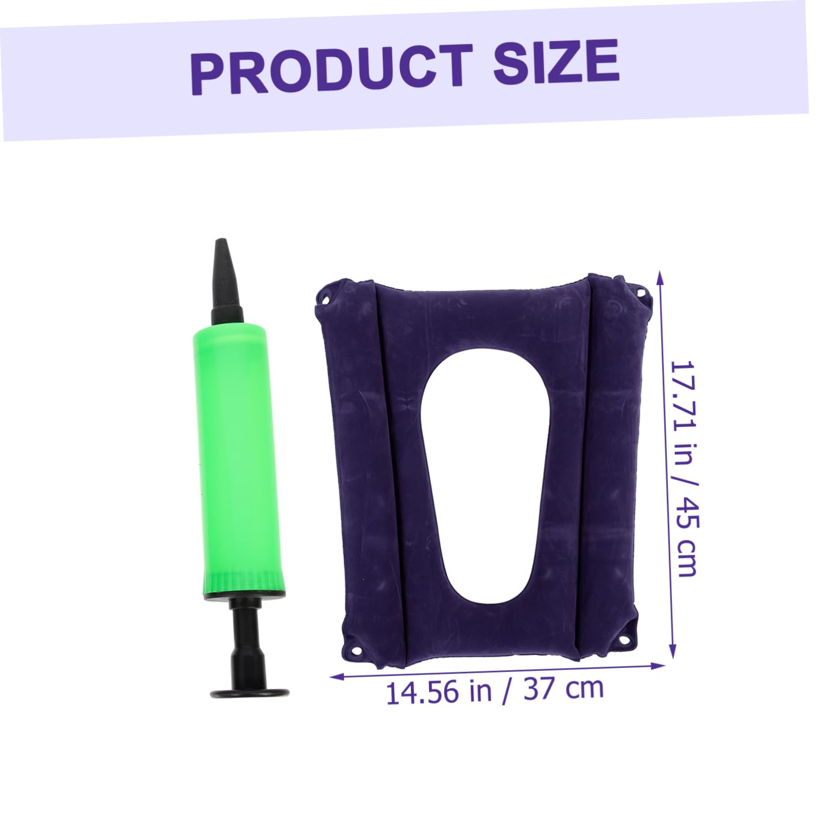 FOMIYES Inflatable Seat Cushion Easy to Clean Elderly Accessory Pressure Relief for Long Trips Bed Pads for Seniors