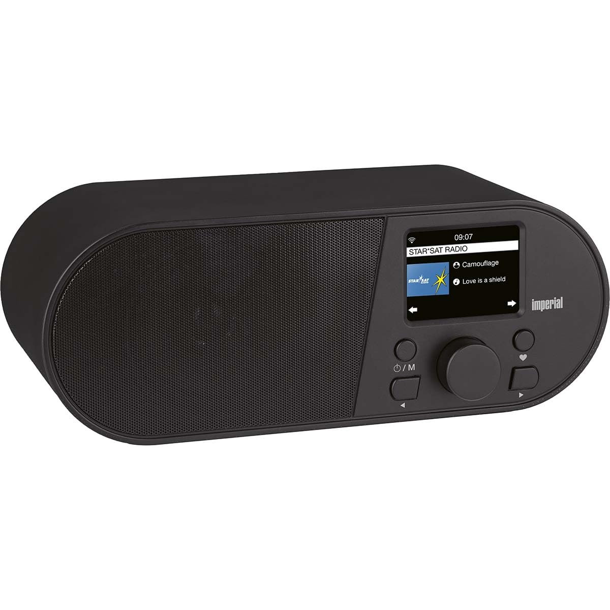 Imperial i105 Internetradio DAB Radio, DAB Plus Radio, Bluetooth, WLAN Radio(WLAN, Mediaplayer, USB, DLNA, Farbdisplay, Wecker, Appsteuerung) schwarz