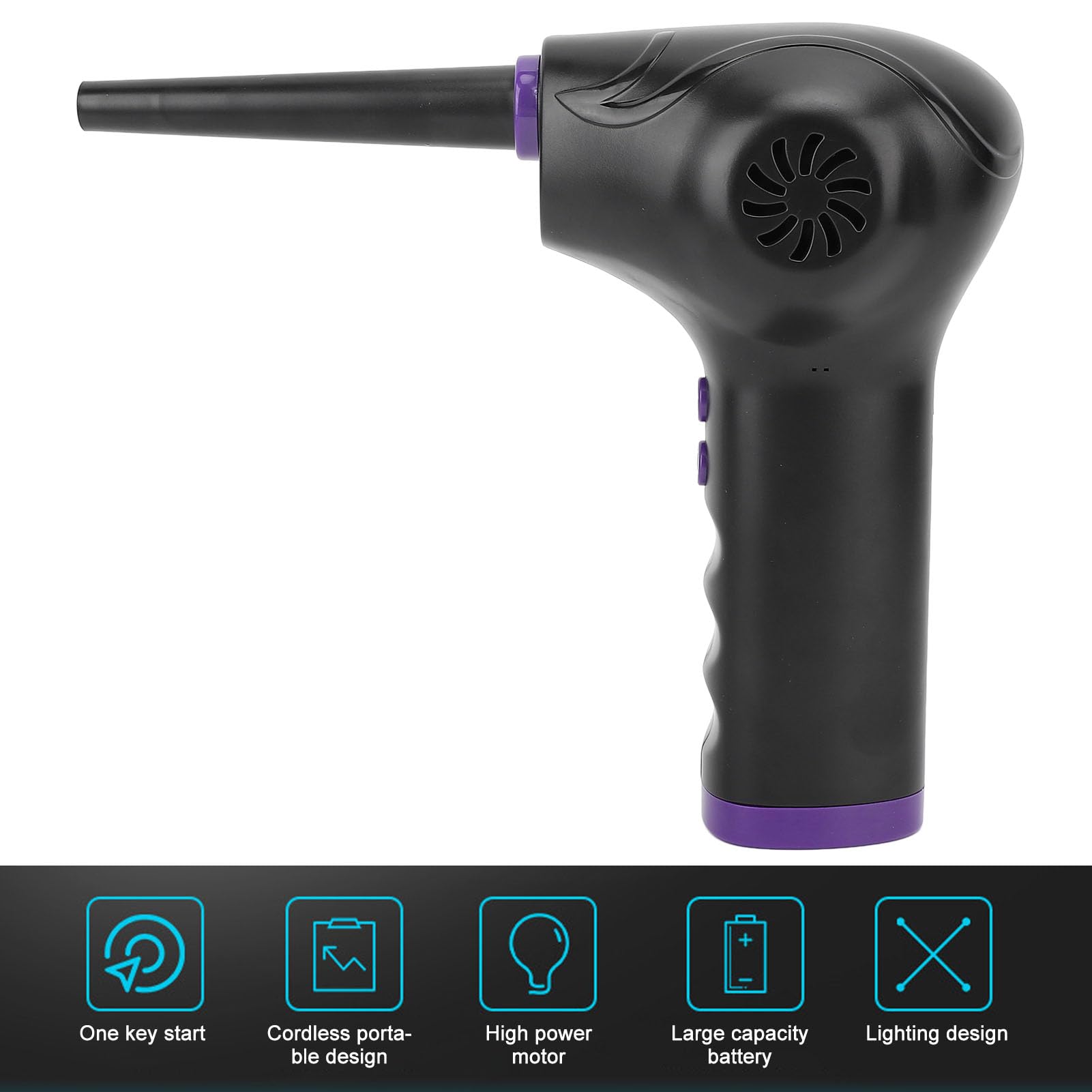 Eujgoov Air Duster Akku-Gebläse, 65W Elektrisches Keyboard Staubgebläse