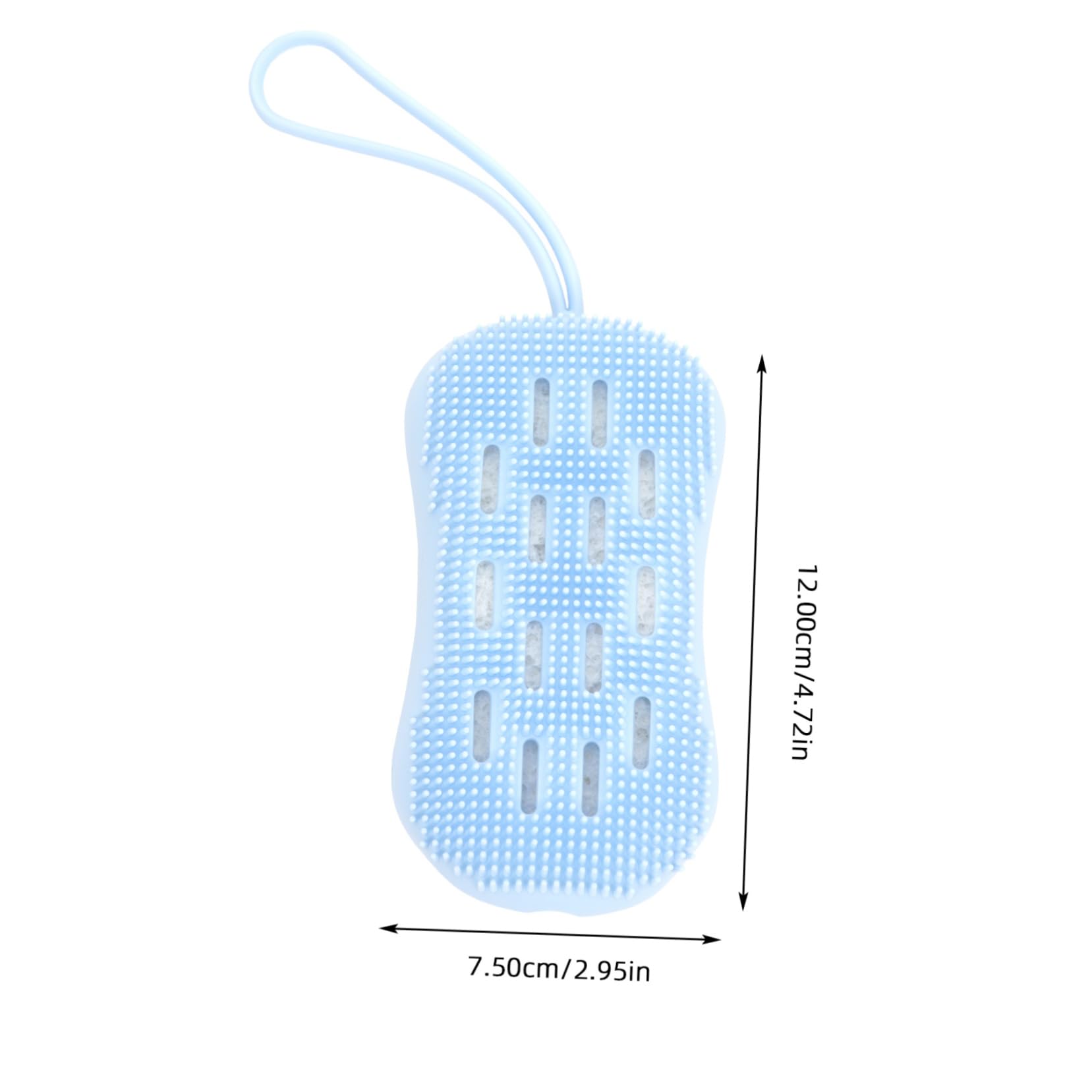 Outanaya 1pc Practical Mud Brush for Household Bath Brush for Exfoliating and Cleansing Easy to Use and Carry for Family