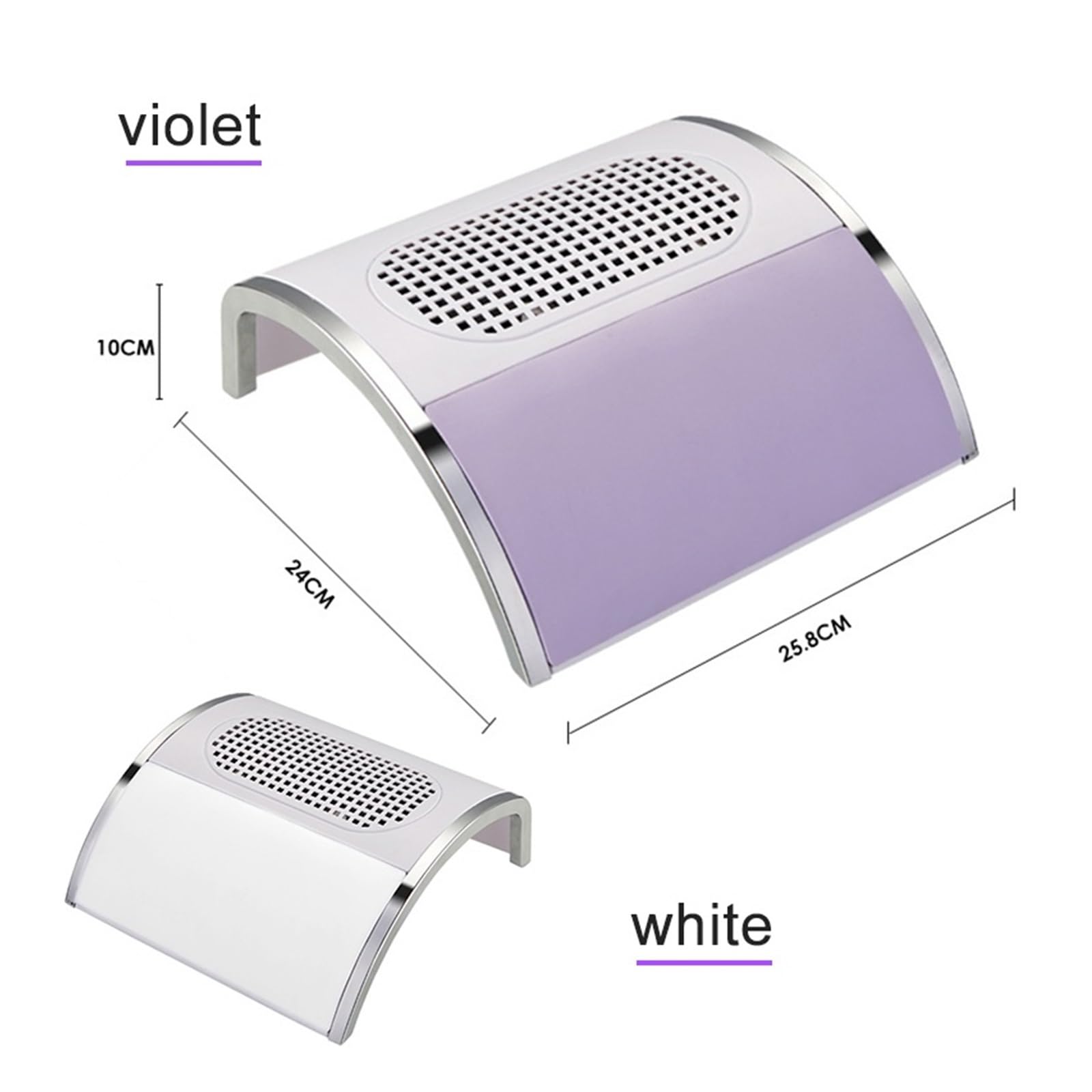MRKU Aspirateur à poussière pour Ponceuse à Ongles avec Filtre Lavable, Faible Niveau sonore, 80 W Haute Puissance.