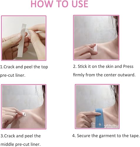 Miniatura 4 de Lanwexy Double Sided Tape for Clothes, Fabric Tape for Clothes and Body, Fashion Clothing Tape for Women Dress, Clear Tape