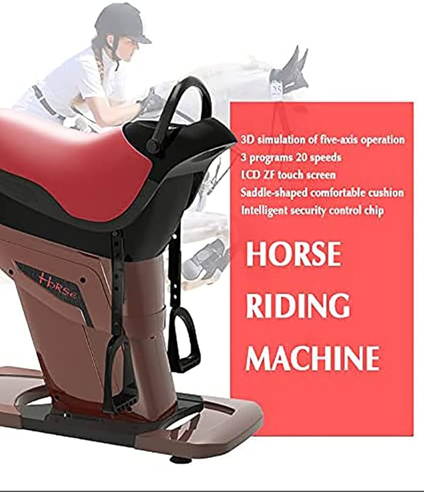 Amazon | 電動乗馬マシン、LCDスクリーン付き屋内自転車、20速