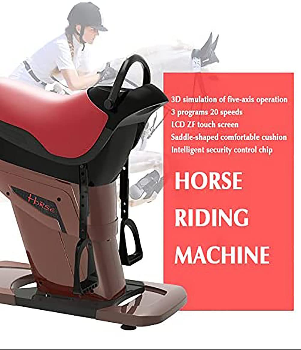 運動器具 Amazon | 電動乗馬マシン、LCDスクリーン付き屋内自転車、20速