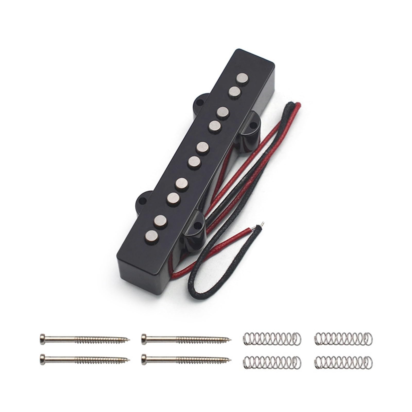 Przetworniki Gitarowe Jazz 5strunowy Elektryczny Bas Akustyczny Przetwornik Otwarty Single Coil BK(Bridge)