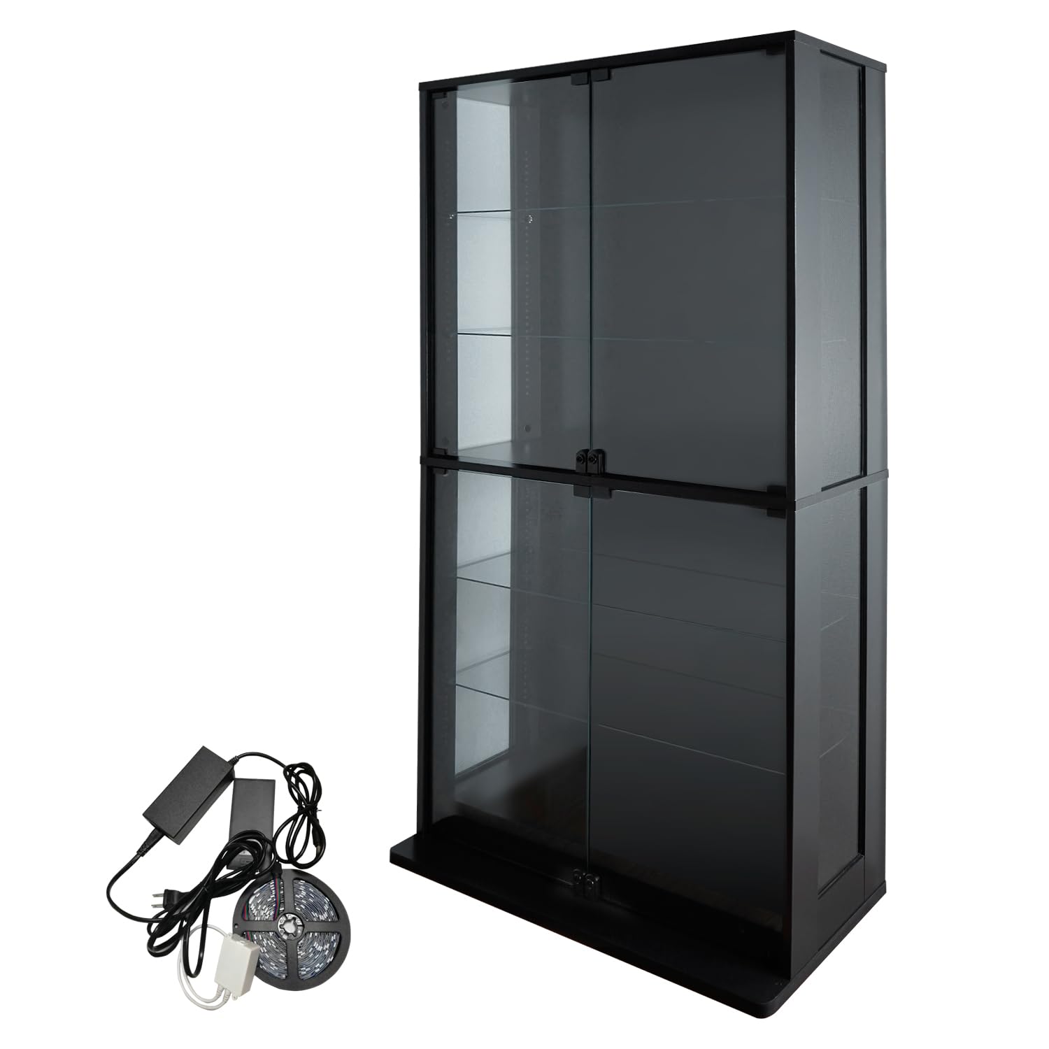 地球家具 コレクションケース DIO 側面ガラス 背面ミラー付き ブラック Amazon.co.jp: 地球家具 コレクションラック DIO 本体 側面ガラス 幅