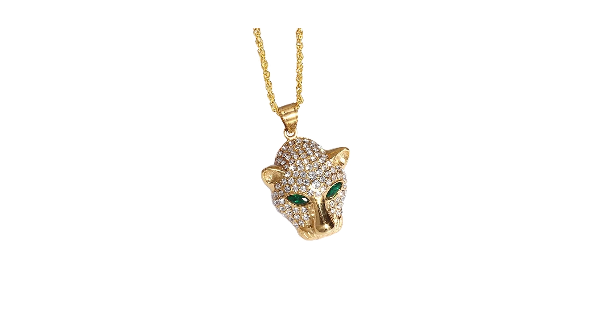 Amazon.com: Ice Crystal Zirconia Green Eyes Leopard Head Amazon.com: Ice Crystal Zirconia Green Eyes Leopard Head