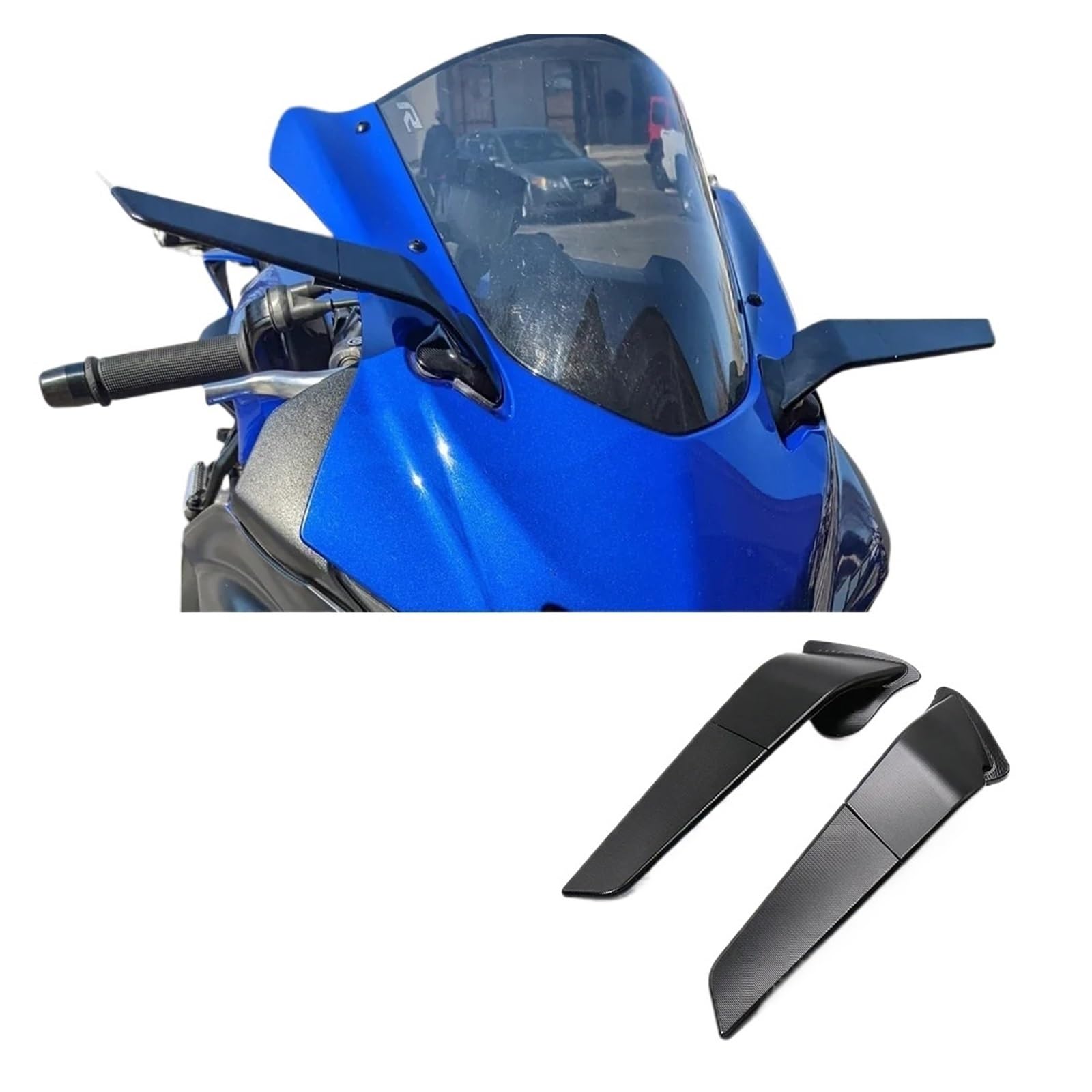 超高品質  YZF- R6 R7 R1 ステルスミラー ウイングミラー ヤマハ 超高品質 YZF- R6 R7 R1 ステルスミラー ウイングミラー ヤマハ