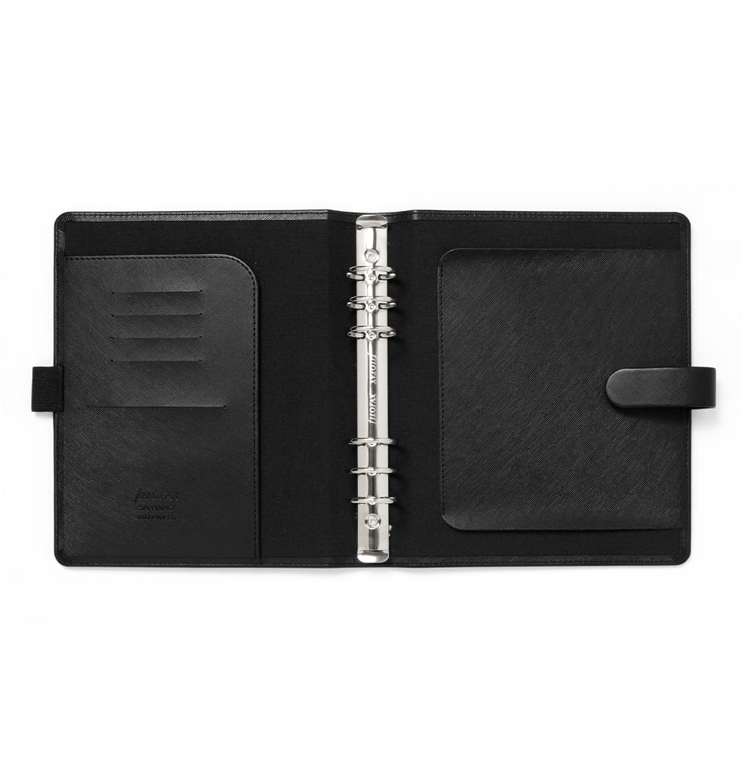 Filofax Saffiano A5 Organiser - Black - Image 3