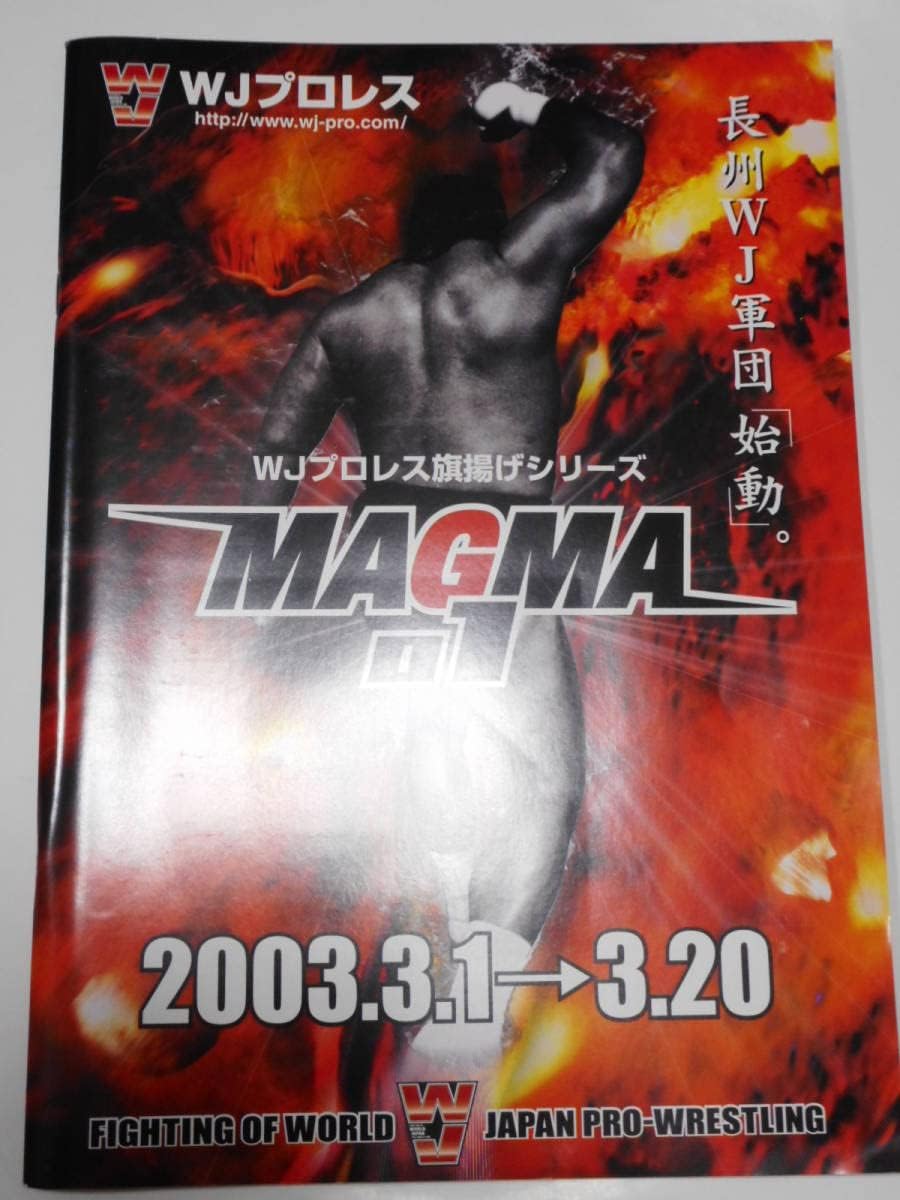 Amazon WJプロレス旗揚げ戦パンフレット、CDROM、ステッカーその他セット 長州力、佐々木健介、谷津、健想、越中、石井、ロード