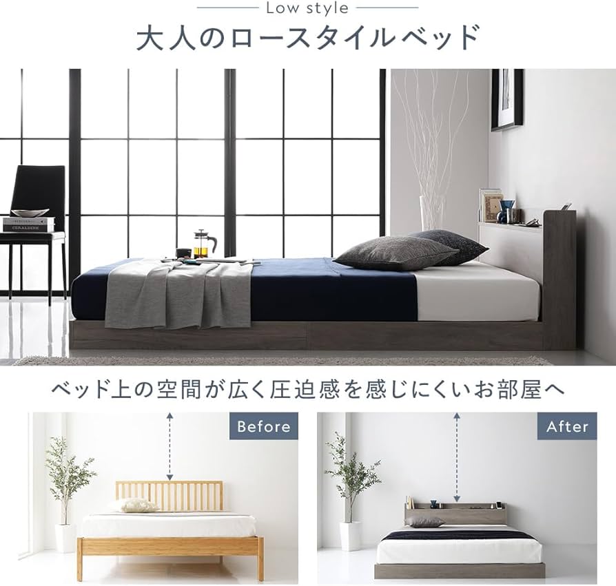 Amazon｜RASIK ベッド セミシングル ボンネルコイルマットレス付き