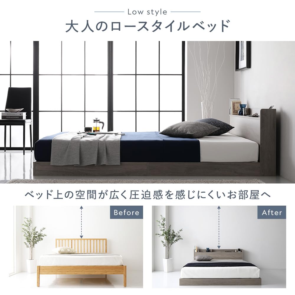 Amazon.co.jp: RASIK ラシク（旧：ベストバリュースタイル）: ローベッド