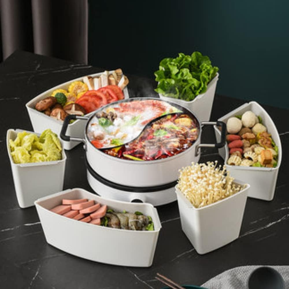 Set of 6 Chinese Hot Pot Kit Shabu Shabu Korean BBQ