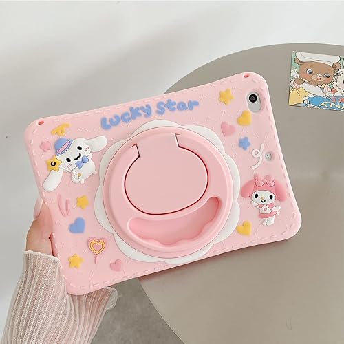 Miniatura 2 de Funda para iPad de 6 y 5 generación (9.7 pulgadas, modelo 20182017) iPad Air 2, con funda de silicona giratoria para niñas y mujeres, bonita funda
