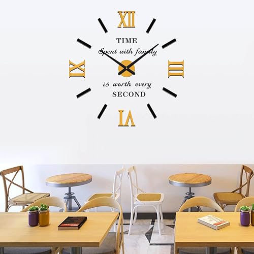 Miniatura 8 de VANGOLD Reloj de pared para decoración de sala de estar, regalo