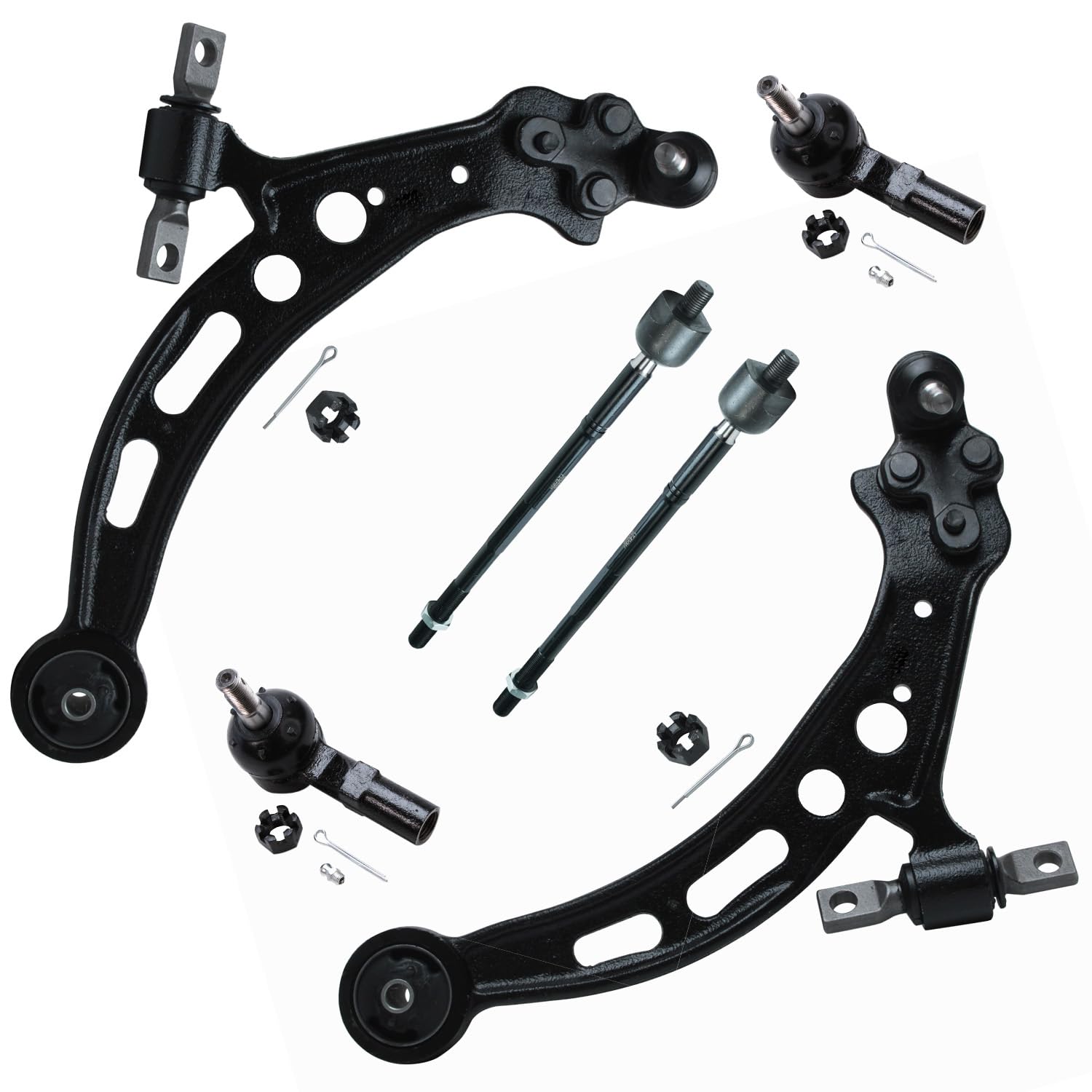 Detroit Axle - 6pc Front End Control Arms Kit for 1992-2001 Toyota Camry