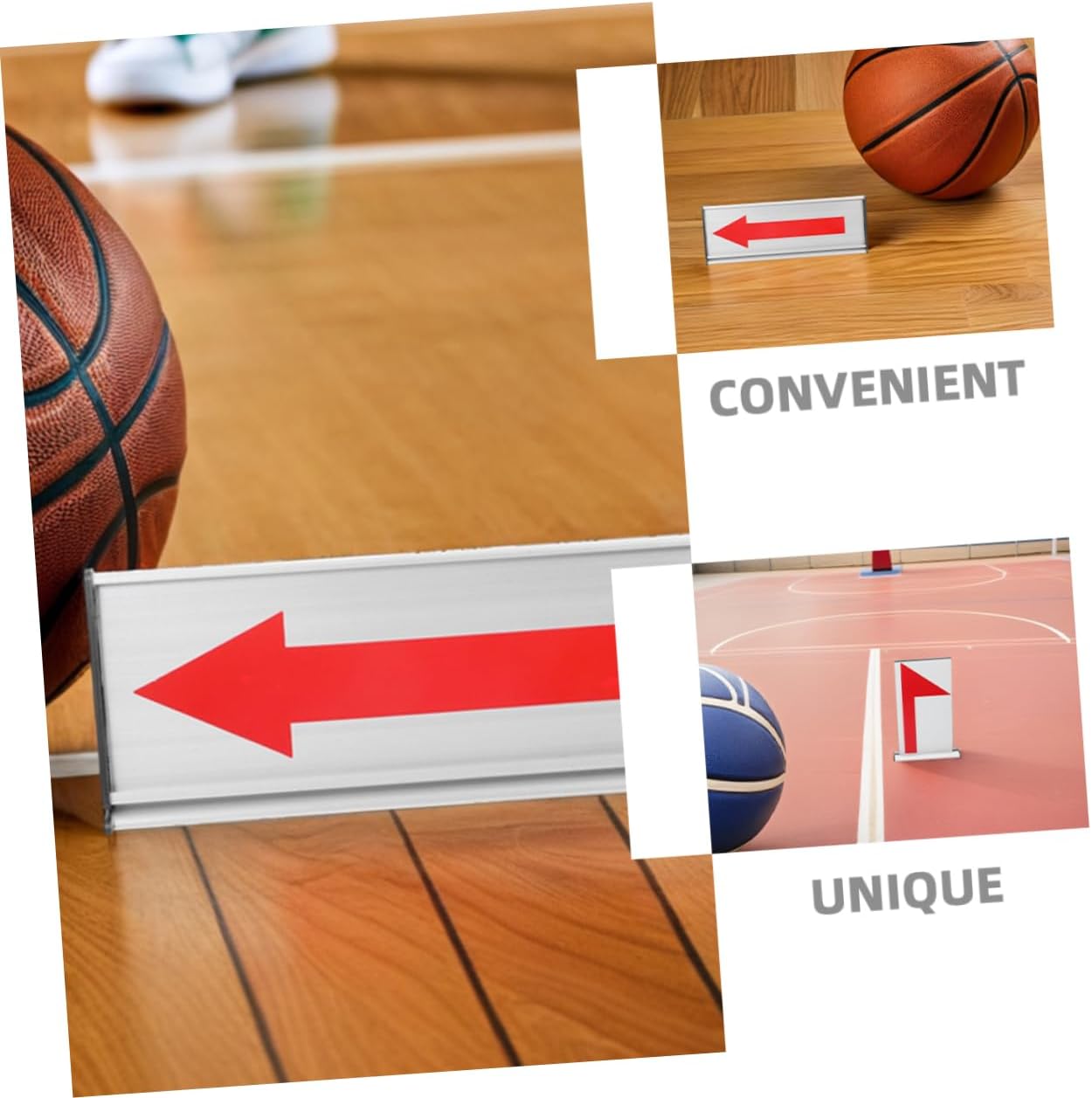 Basketball Changeover Board with Arrow Direction Swapping Serve Change Indicator