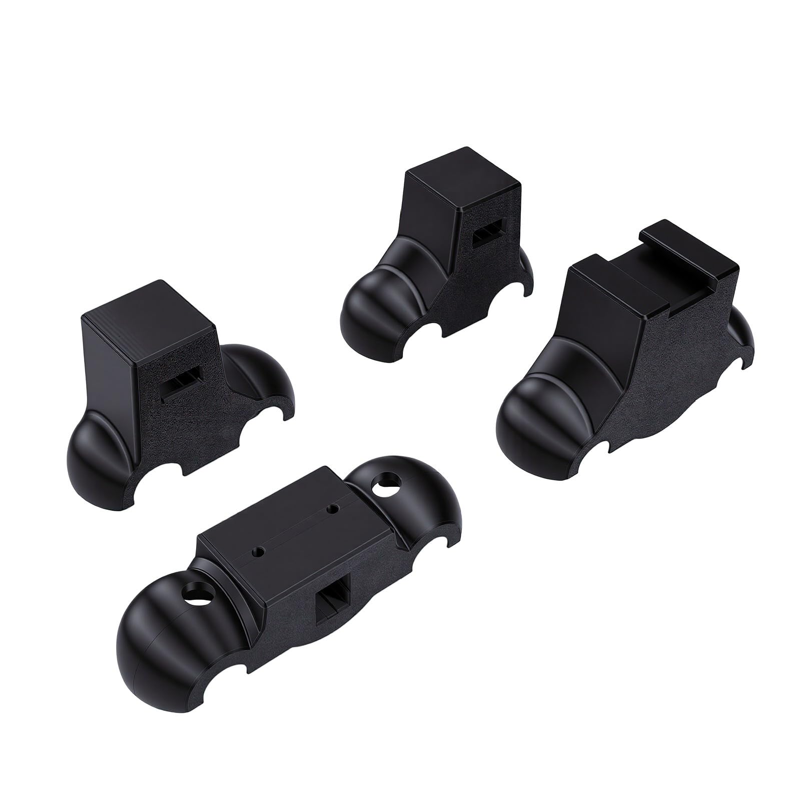 Tnfeeon Fahrradtrainer Rocker Base, 4er-Pack Kunststoff-Fußplattenplatte