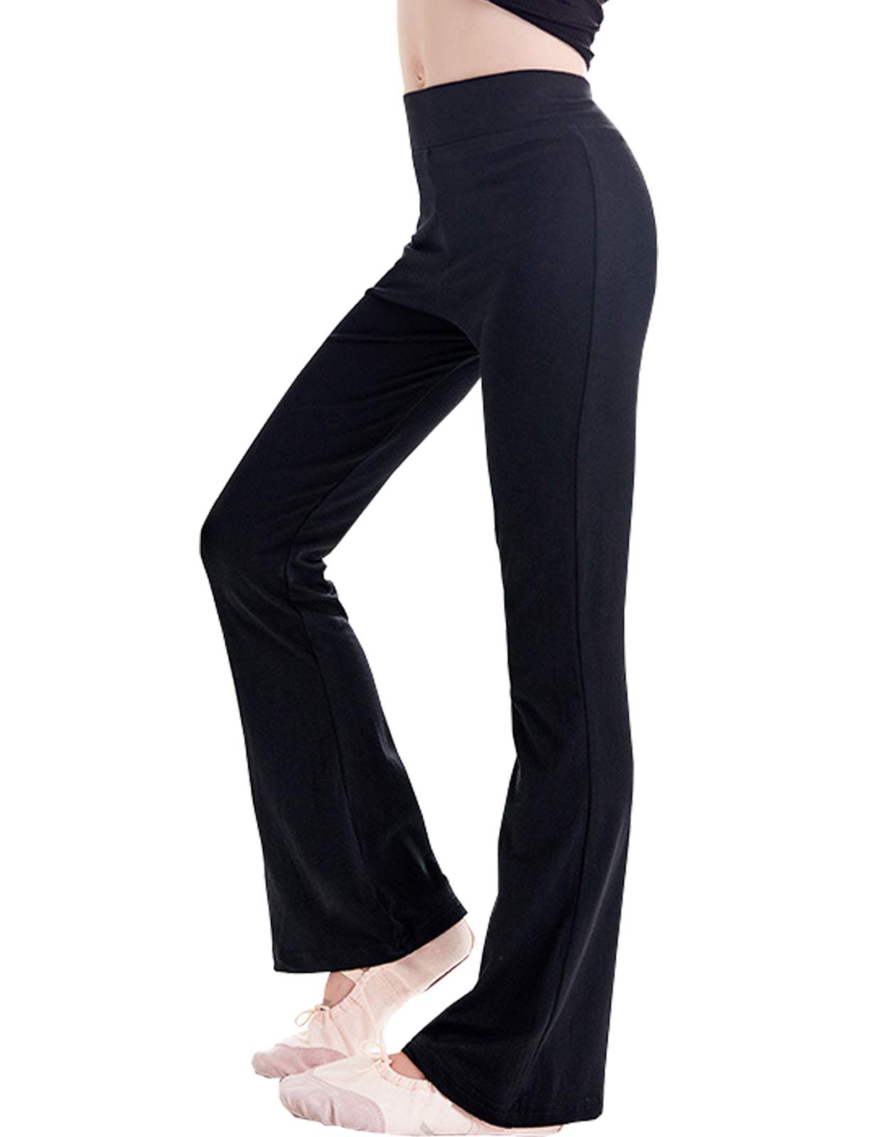 NABER Kids Girls Harem Dance Pants Sports Exercise Trousers Loose Wide-Leg Flares Pants Age 4-14 Years