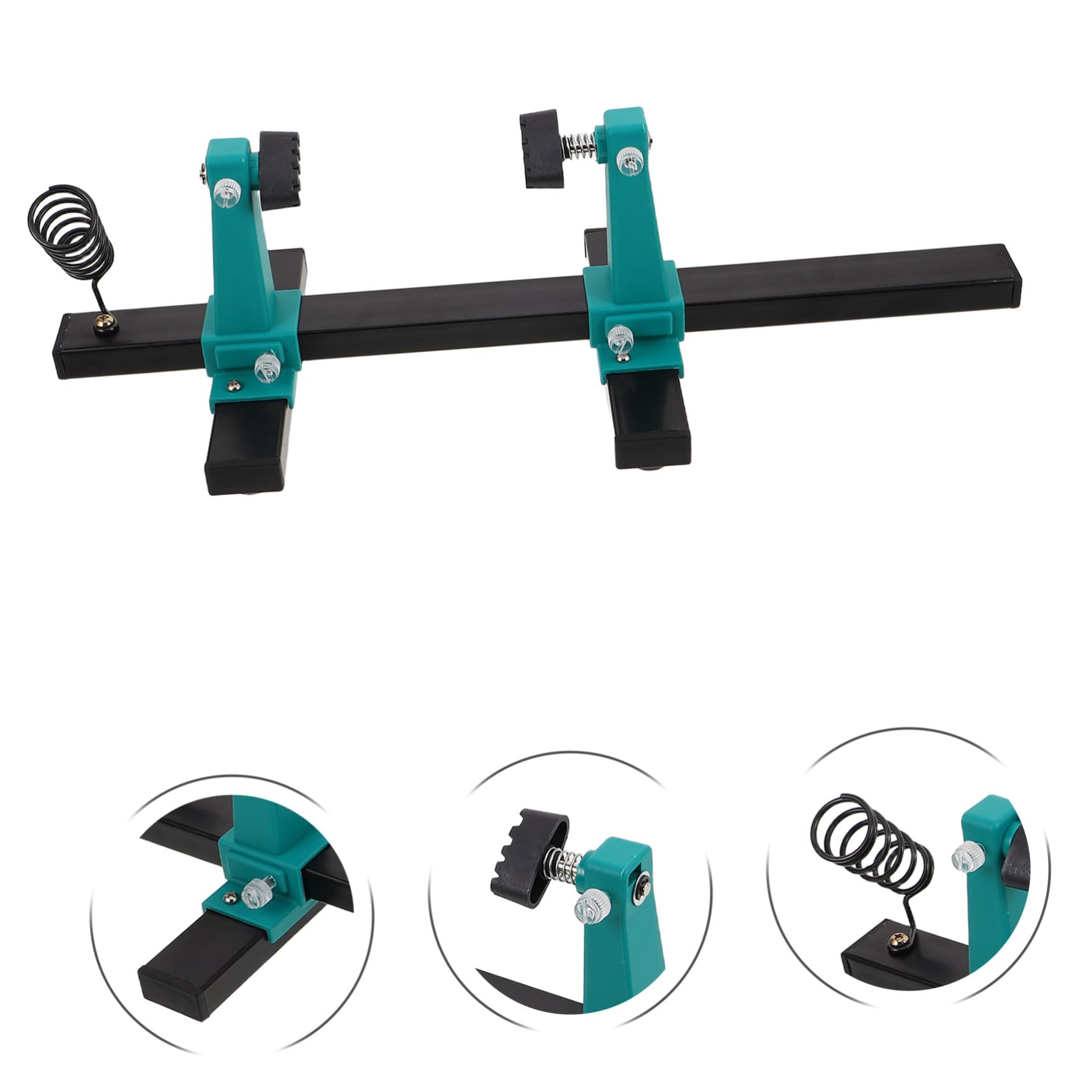 SHINEOFI Soporte Ajustable para Pcb con Abrazadera y Base Giratoria Soporte Multifuncional para Soldadura y Reparación de Placas de Circuito para Talleres y Bricolaje